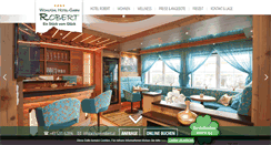 Desktop Screenshot of hotel-robert.at