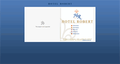 Desktop Screenshot of hotel-robert.com